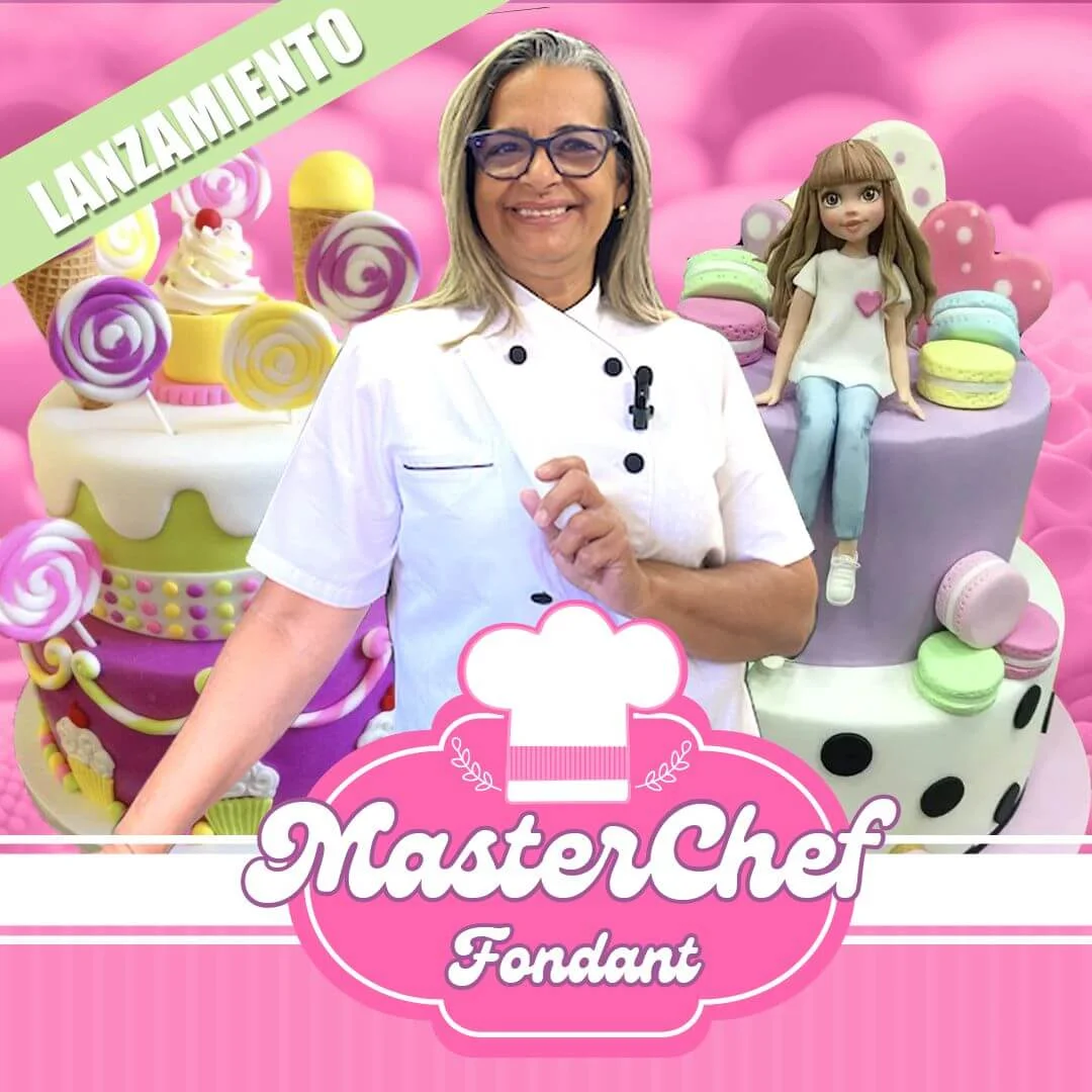 Pastel esculpido con figura 3D realista de fondant, técnica de armadura