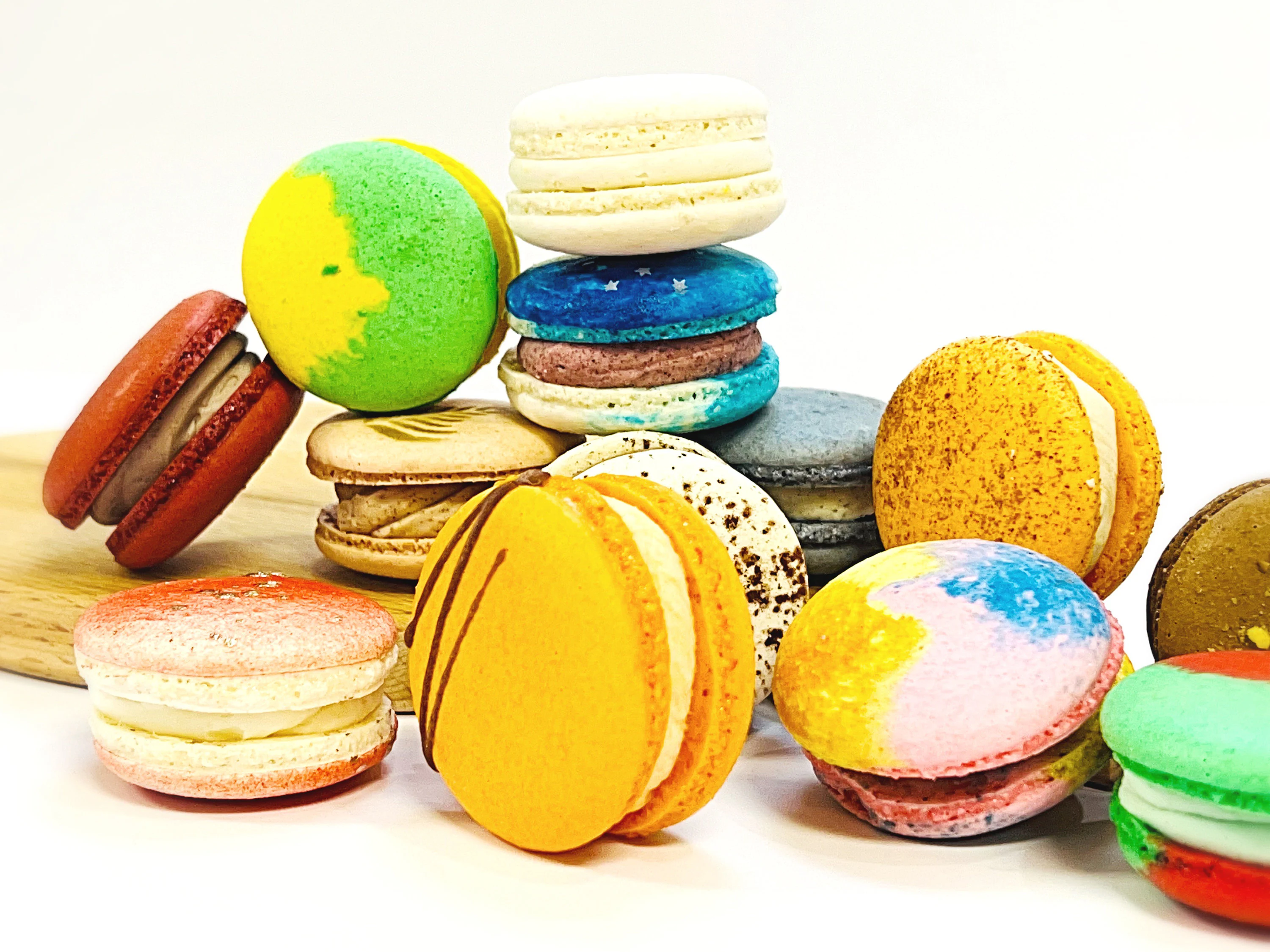 macarons veganos