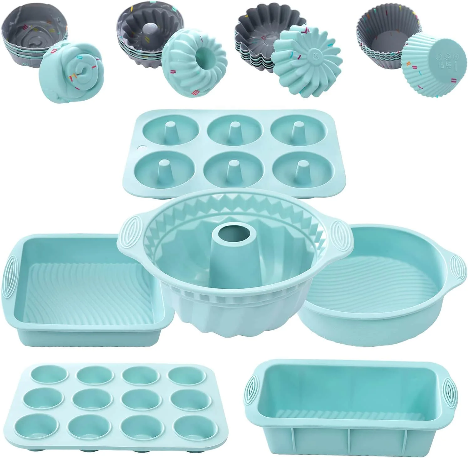 Moldes de silicona para repostería moderna