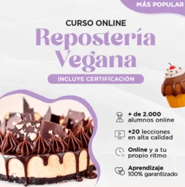 curso repostería vegana online